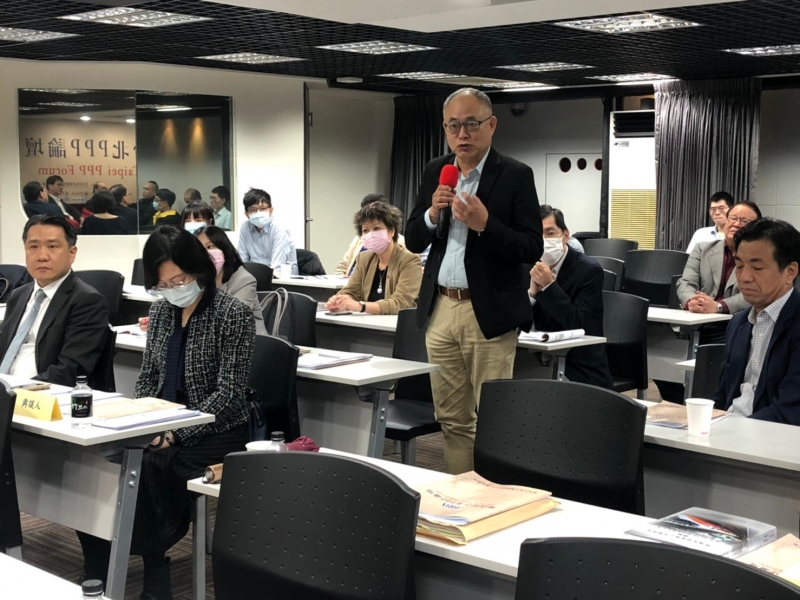 前交通部常務次長　吳盟分，分享執行PPP項目之實務經驗